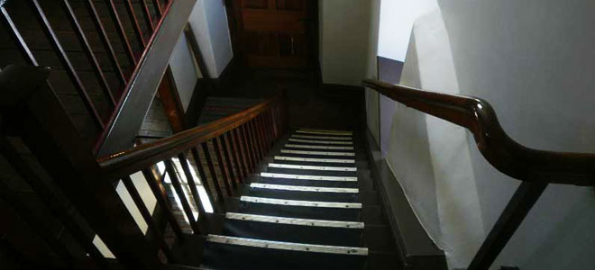 carthage jail stairs